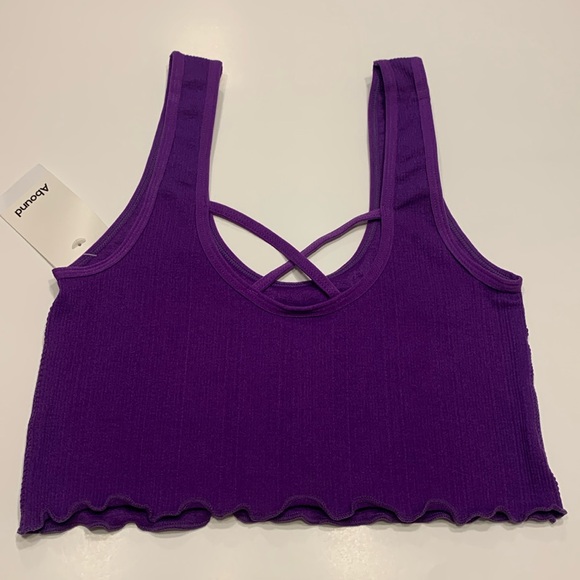 New Abound Nordstrom Rack Bralette Purple Tilandia Size M - Picture 2 of 13